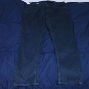 Men's Dark Blue Straight Leg Jeans